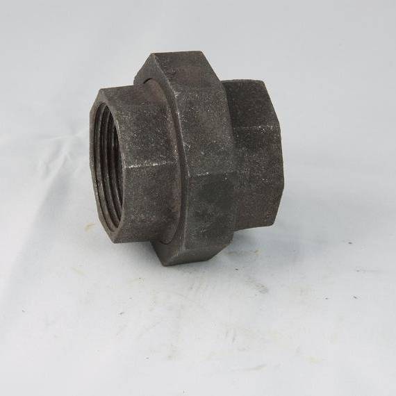malleable iron pipe fitting black 1"conical female union