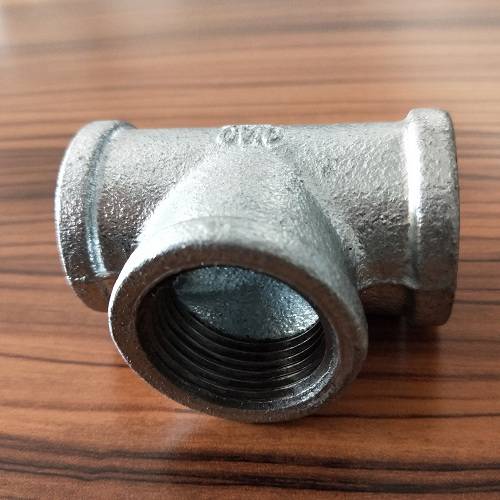 Banded malleable cast iron pipe fitting test tee from Shijiazhuang
