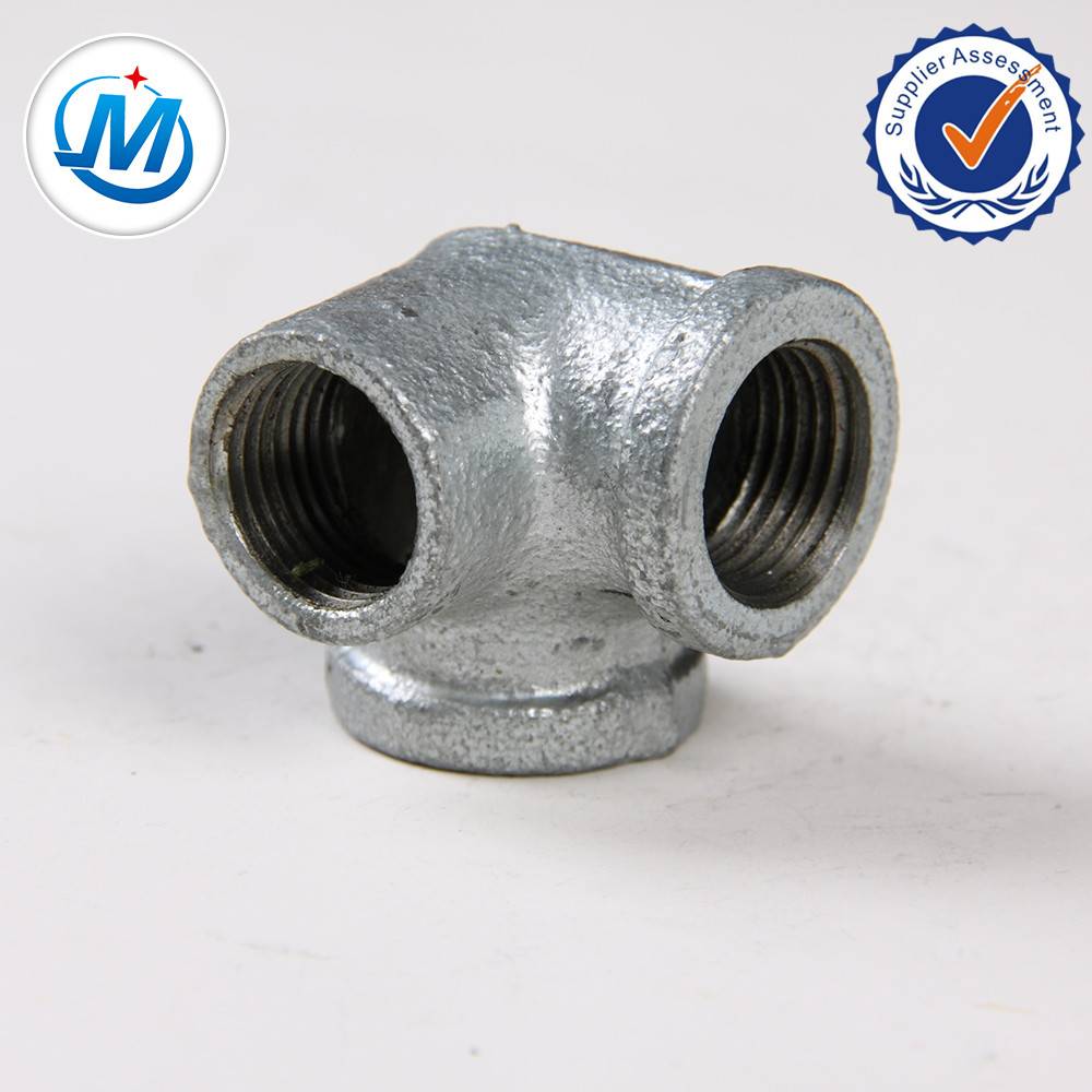 Black Malleable Iron Pipe Fittings Side Outlet Elbow