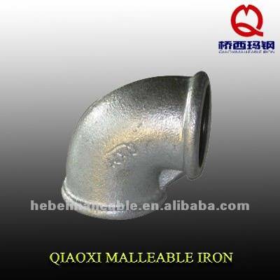 OEM/ODM China Threaded Union - Galvanized Elbow 90 degree beaded equal with ribs – Jinmai Casting