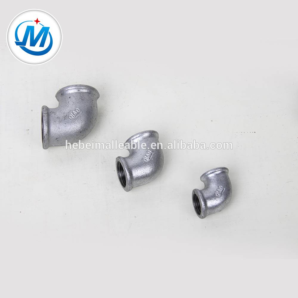 QXM brand malleable iron pipe fitting elbow