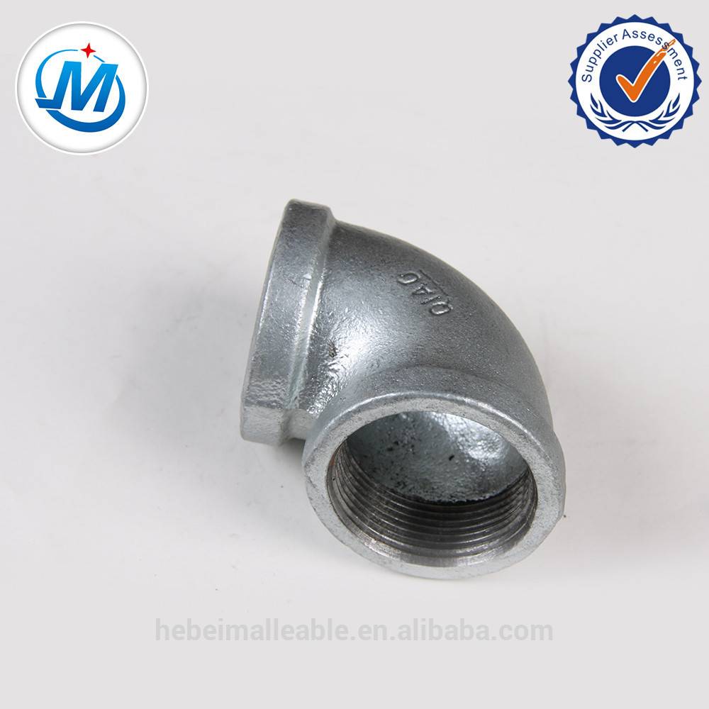 OEM manufacturer Male Female Plug - galvanized malleable iron pipe fittings-m.i. elbow – Jinmai Casting