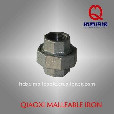 galvanized malleable iron pipe fitting casting universal union