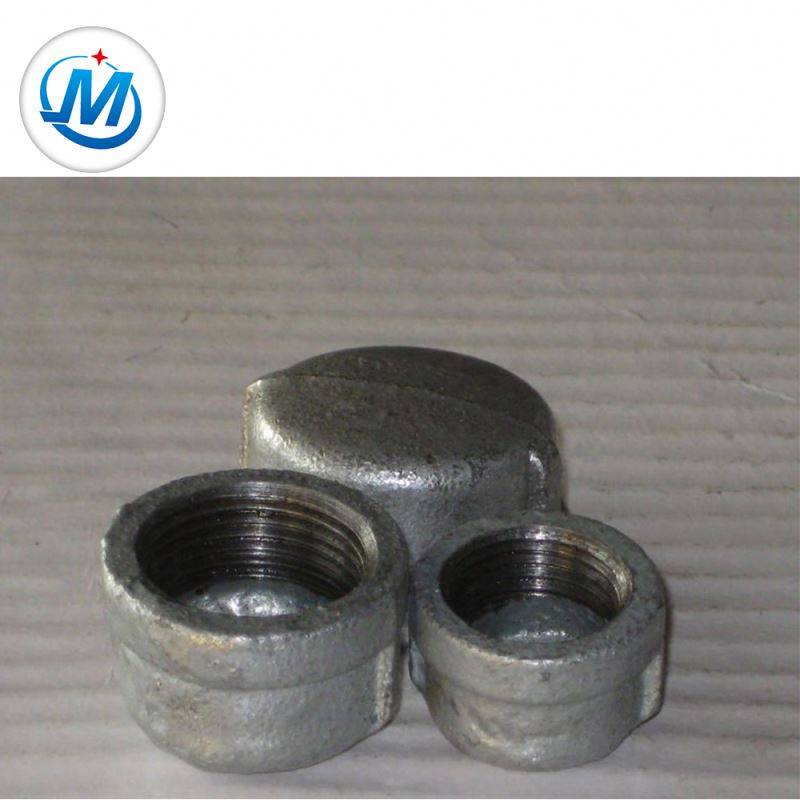 Passed BV Test For Gas Connect NPT Threaded Galvanized Pipe Fitting Cap