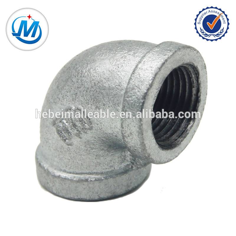 elbow banded 90 degree malleable iron pipe fittings