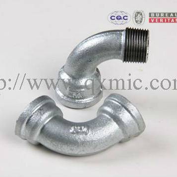 china export malleable iron pipe fitting 90 Degree M&F Bends