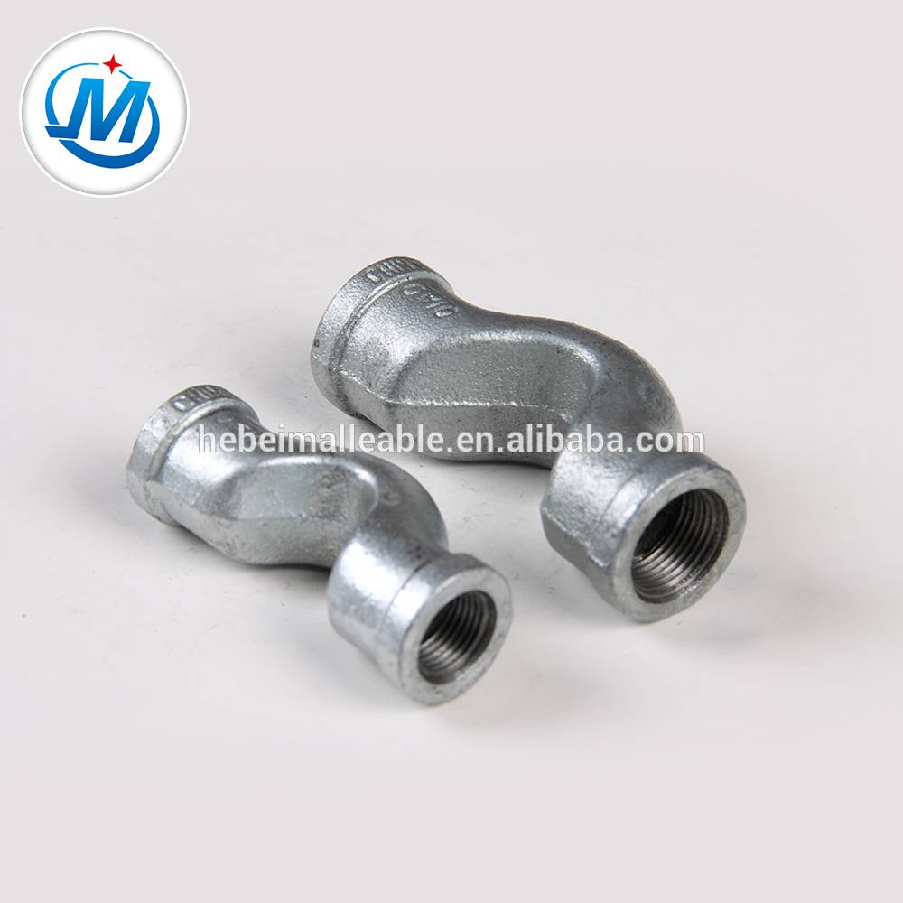 malleable iron pipe fittings crossover banded