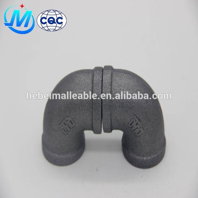 malleable pipe fittings hot dipped galvanized Elbow DIN threading