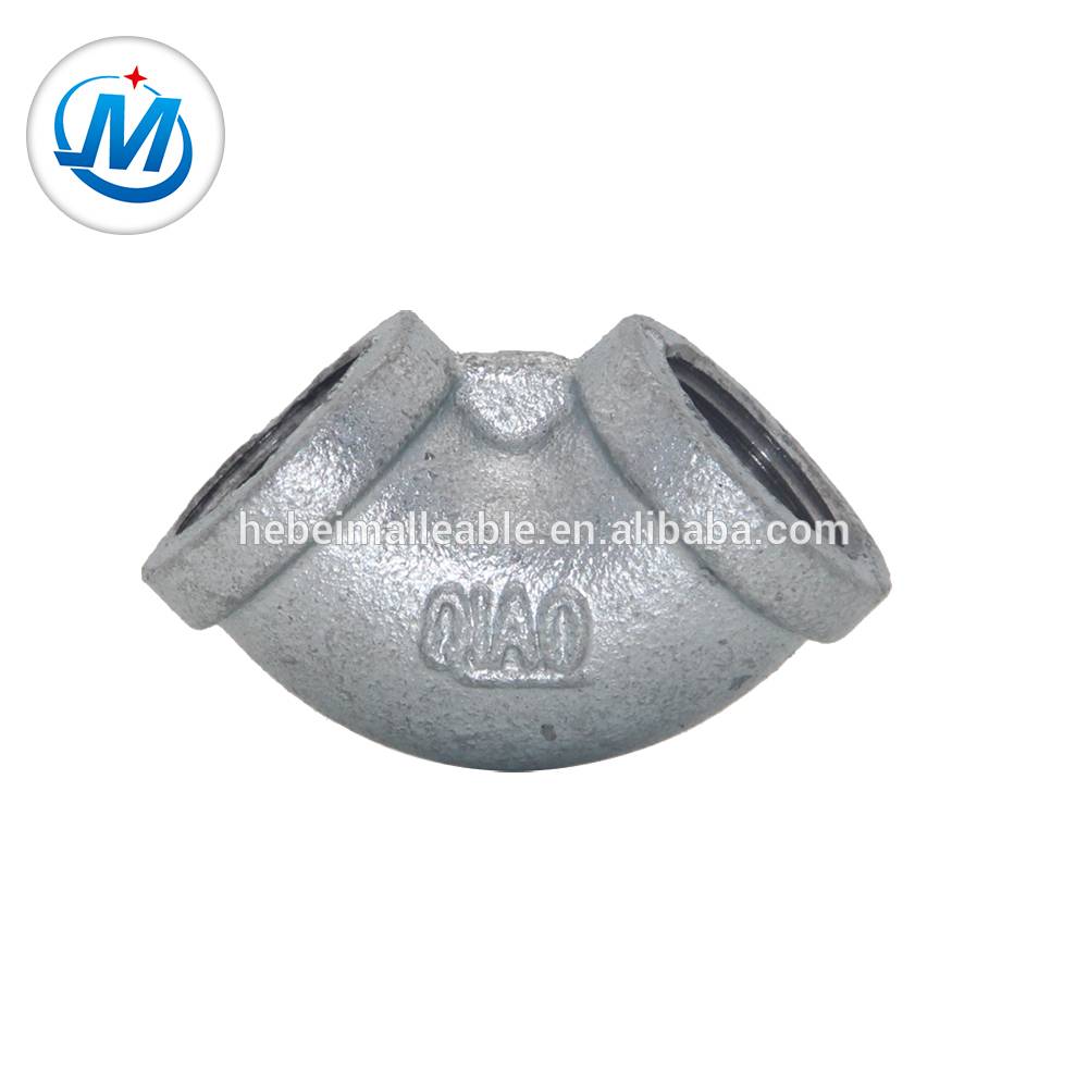 Factory Outlets Male Tube Fitting - malleable iron pipe fitting with NPT thread elbow – Jinmai Casting