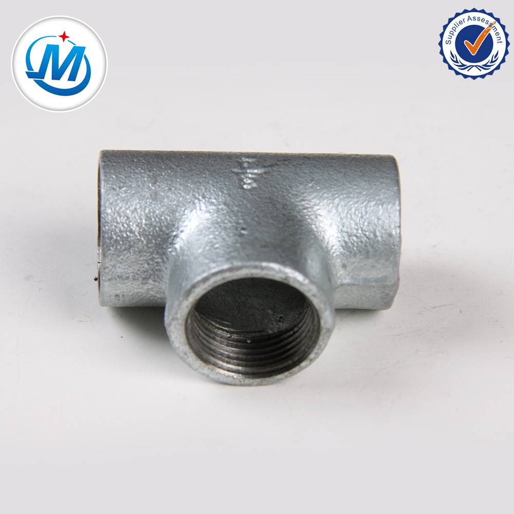 Renewable Design for Pipe Fittings Socket - Galvanised malleable Iron Pipe Fittings Tee/GI Tee Pipe Fitting – Jinmai Casting