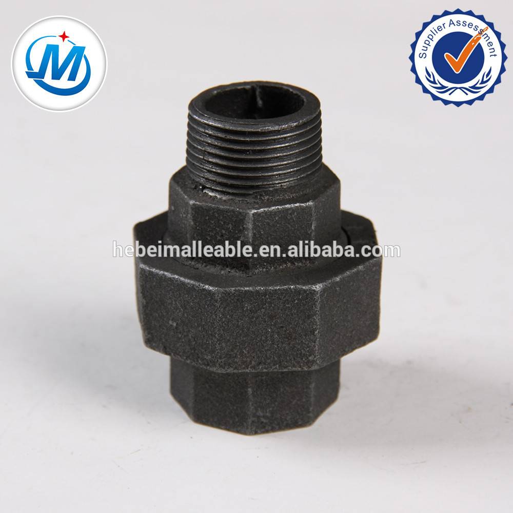 1/2" Size Malleable iron pipe fitting conical M&F union