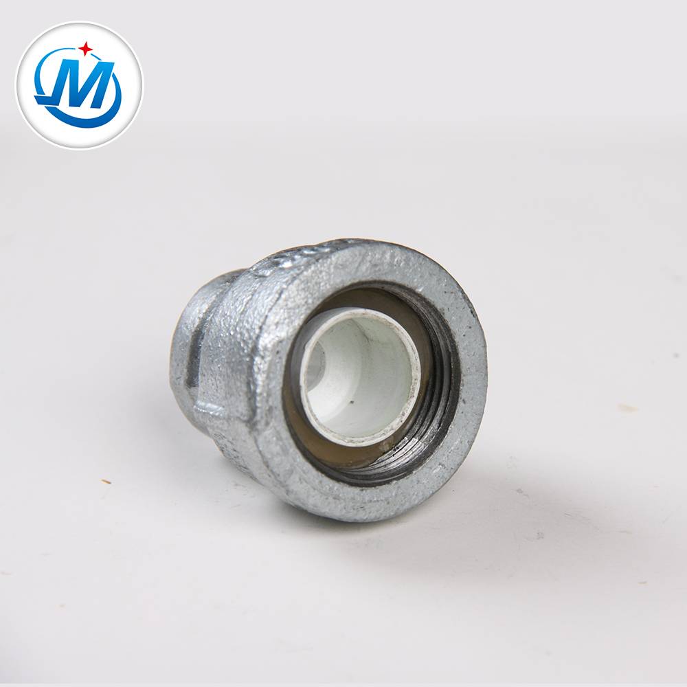 Gi Pipe Fittings Malleable Iron Concentric Reducing Socket With Lining Plastic