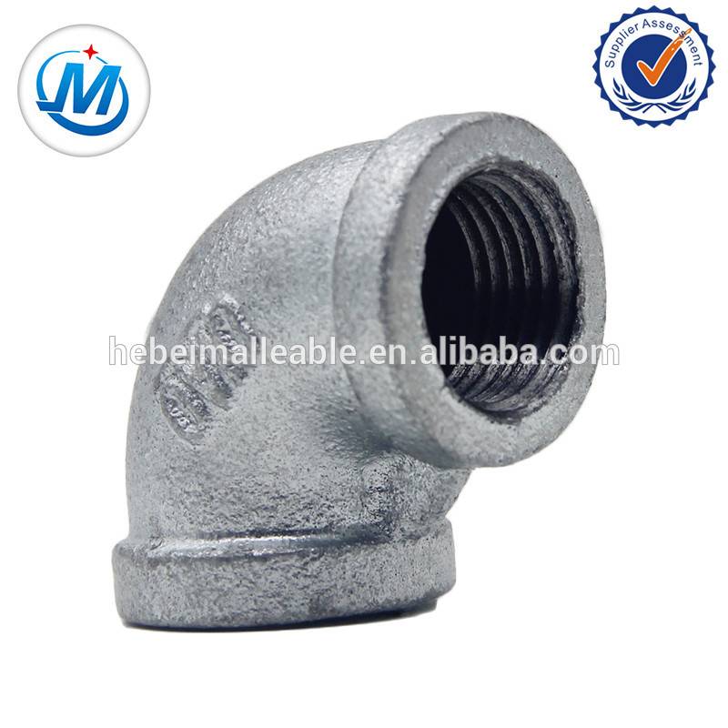 China wholesale Fitting Threaded - QIAO brand galvanized malleable iron pipe fitting elbow – Jinmai Casting
