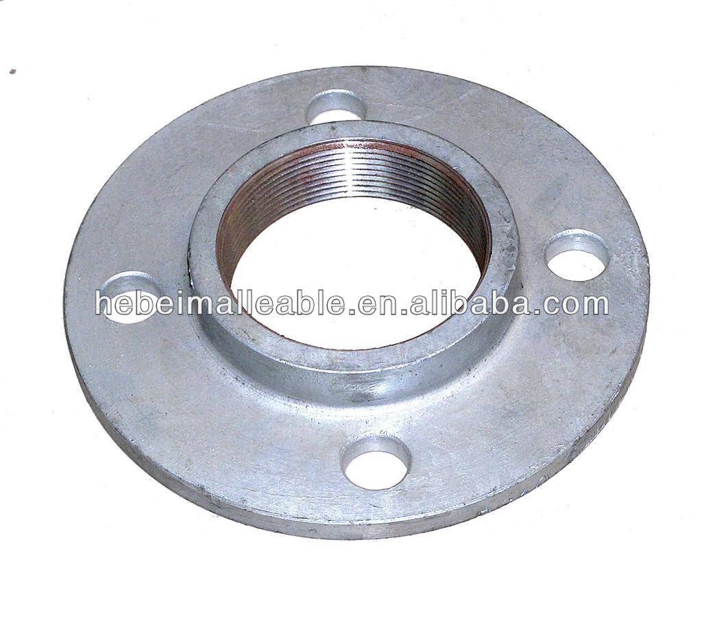 malleable iron pipe fittings floor flange