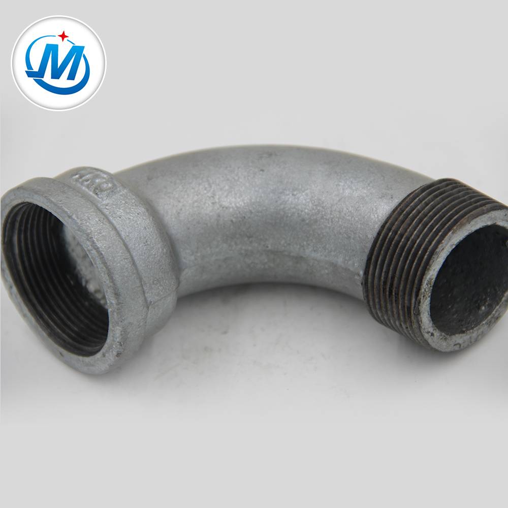 China Factory for Galvanized Cast Iron Pipe Fittings - applicable water malleable iron pipe fitting NO. 1 90 Degree M&F Bends – Jinmai Casting