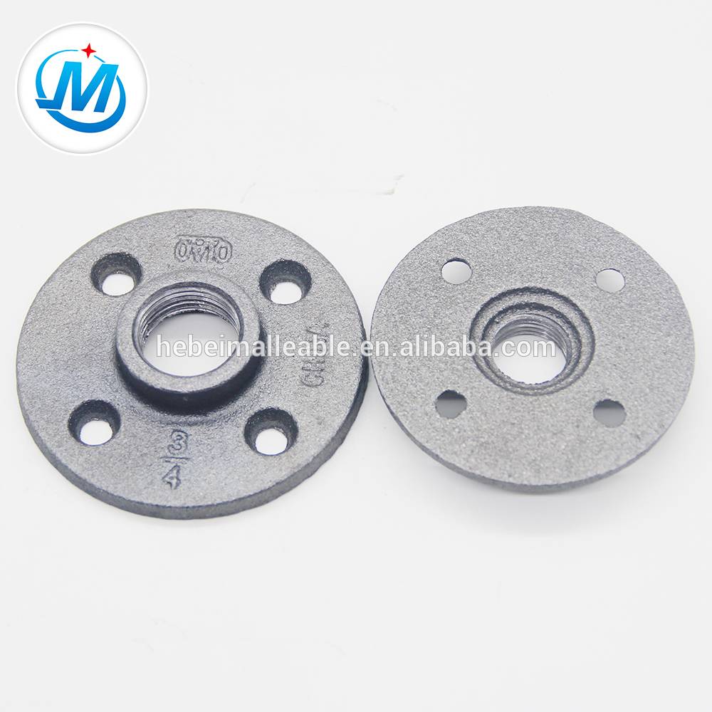 Good quality Screw Pipe Fittings - gi malleable iron pipe fitting flanges – Jinmai Casting