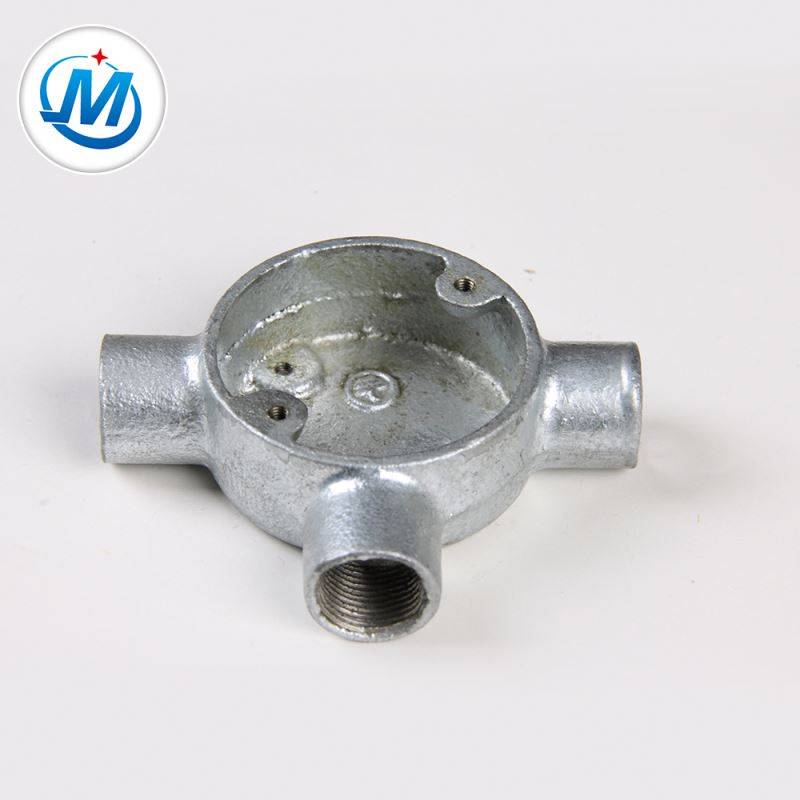 BV Certification For Gas Connect Circular Malleable Iron Junction Box