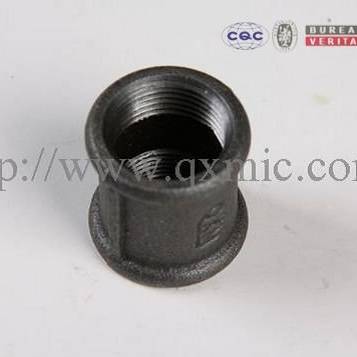 china malleable iron pipe fitting black casting ISO 1-1/2"SOCKET