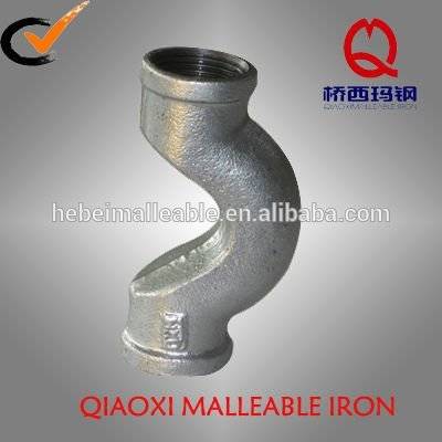 2015 new factory supply cross over din standard hot dipped galvanized welded cross tee fitting