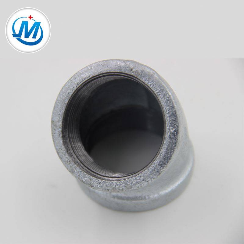 OEM Manufacturer Union Female Flat Seat - At Reasonable Prices Malleable Iron Pipe Fitting 45 Degree Elbows – Jinmai Casting