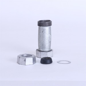 Manufacture supply galvanized Malleable Iron Pipe Fitting Long Compression Coupling