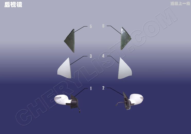 Manufacturer of  Chery Orinoco Car Parts - BODY ACCESSORY RR VIEW MIRROR ASSY for CHERY QQ6 S21 – Qingzhi