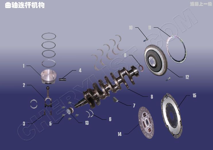 OEM Customized Chery Arauca Engine -
 ENGINE CRANKSHAFT and CONNECTING ROD MECHANISM for CHERY QQ6 S21 – Qingzhi