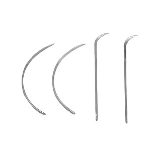 Cheap price Boar Casa System - Suture needle, 1/2 circle, straight – RATO