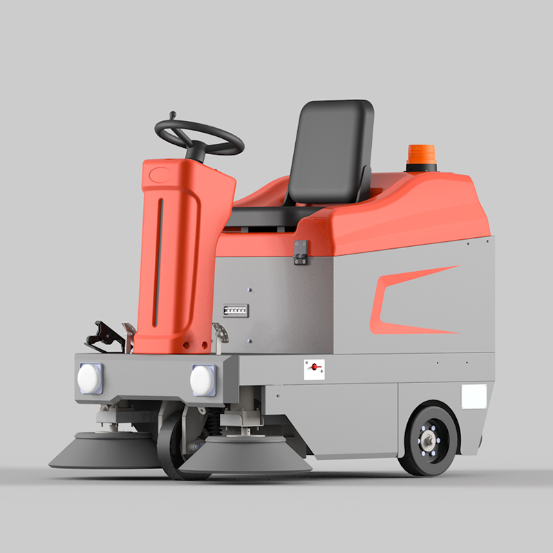R-S1100 Electric Compact Ride Sa Street Floor Sweeper Floor Cleaning Machine