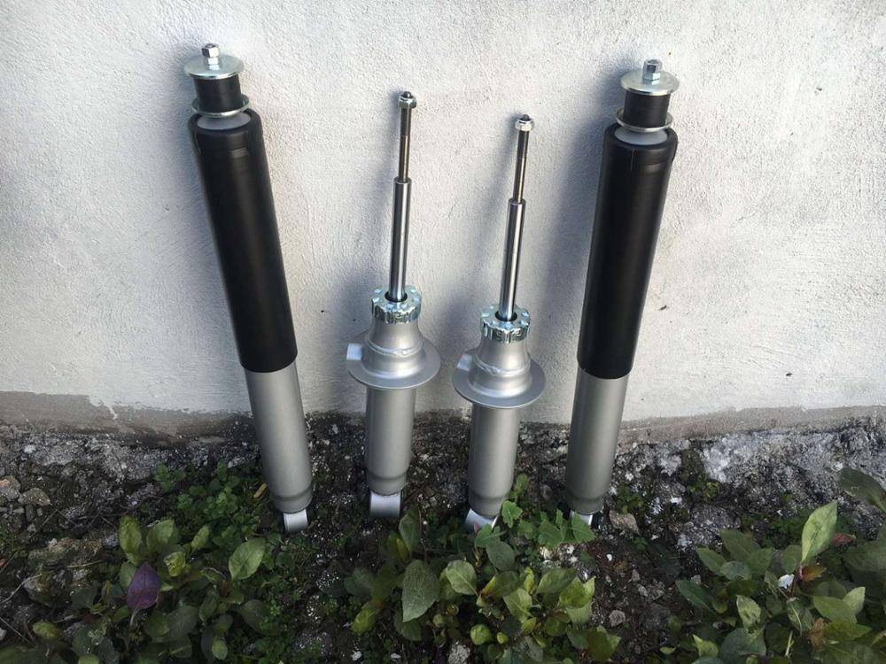 adjustable shock absorbers manufacturer for FJ120 3doors diesel 2pcs front and 2 pcs rear set suspension and coil springs