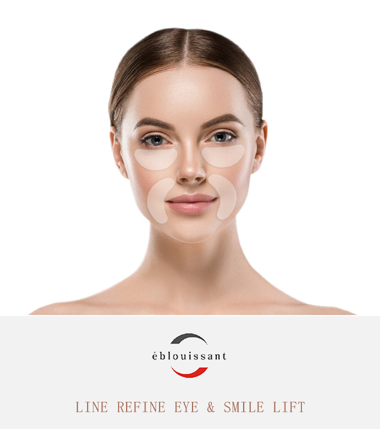 Eblouissant Line Refine Eye & Smile Lift Pad , Reusable, Anti-wrinkle, 100% Medical-grade Silicone