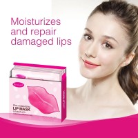 Collagen natural ingredients hydrogel repairing lip care mask private label lip treatment
