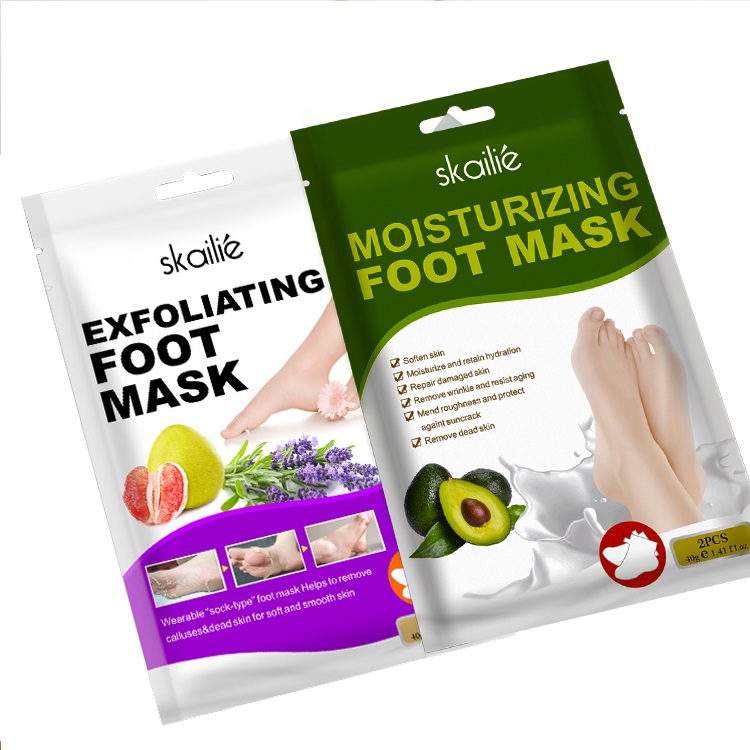 Foot Peel Masks for Dry Cracked Feet, Exfoliating Foot Mask, Natural Exfoliator for Dead Skin, Callus, Repair Rough Heels for Men Women