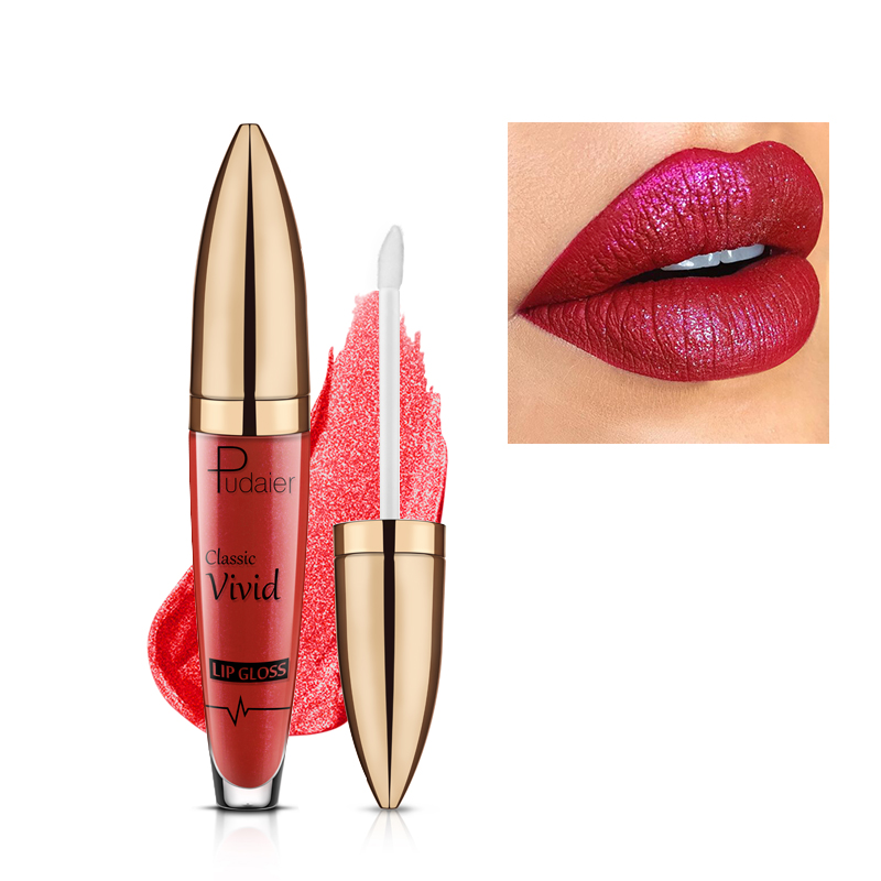 Best Seller 18 Colors Glitter Lip gloss Lip Glaze  Private Label Custom Logo OEM