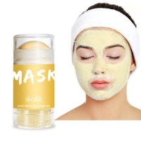 Lemon Vitamin C Brightening Clay Mask Stick Pore Purifying Deep Cleansing Brightening Revitalizing Facial Treatment