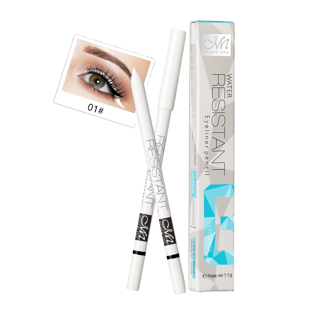 Pro makeup Water Resistant Waterproof White Eyeliner Pencil Private Label Custom Logo OEM (2)
