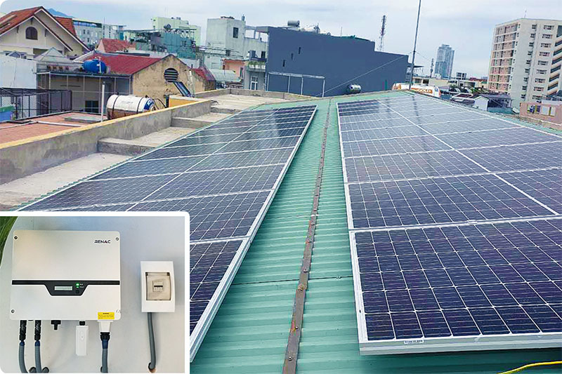 Вьетнамдағы 12 кВт күн энергиясы жобасы