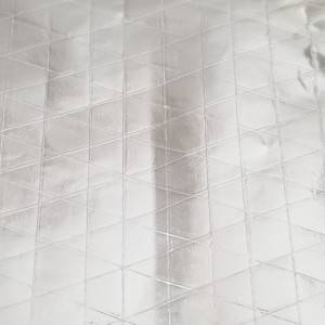 Tela de rede de fibra de vidro tridireccional Laid Scrims para illamento de papel de aluminio