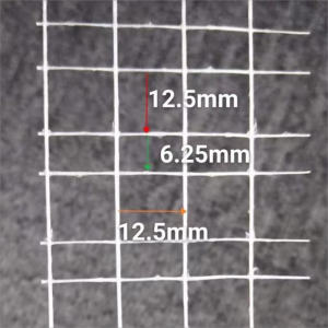 Flexible Size Fiberglass 12.5×12.6-6.25mm Size grid for Building