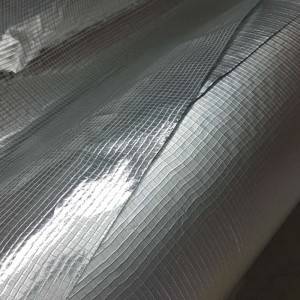 Fiberglass net fabric laid scrims for aluminum foil scrim kraft paper