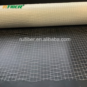 Tela de malla de fibra de vidrio Laid Scrims para papel compuesto de papel de aluminio reforzado
