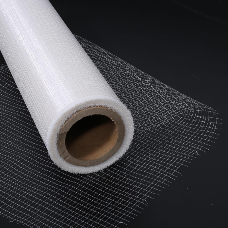 Good quality Aluminum Foil Scrim Kraft Paper Facing -
 PET Scrim 6x8mm Polyester Laid Scrim Netting Mesh PVOH Binder Light Weight – Ruifiber