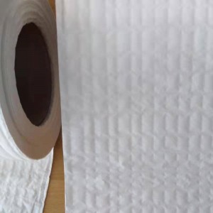પોલિએસ્ટર મેશ કપડા પ્રબલિત રક્ત-શોષક કાગળની પેશીઓ માટે સ્ક્રીમ નાખે છે
