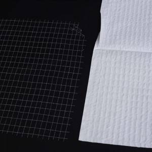 Polyester mesh fabric Laid Scrims para sa medikal na Scrim Absorbent Towel
