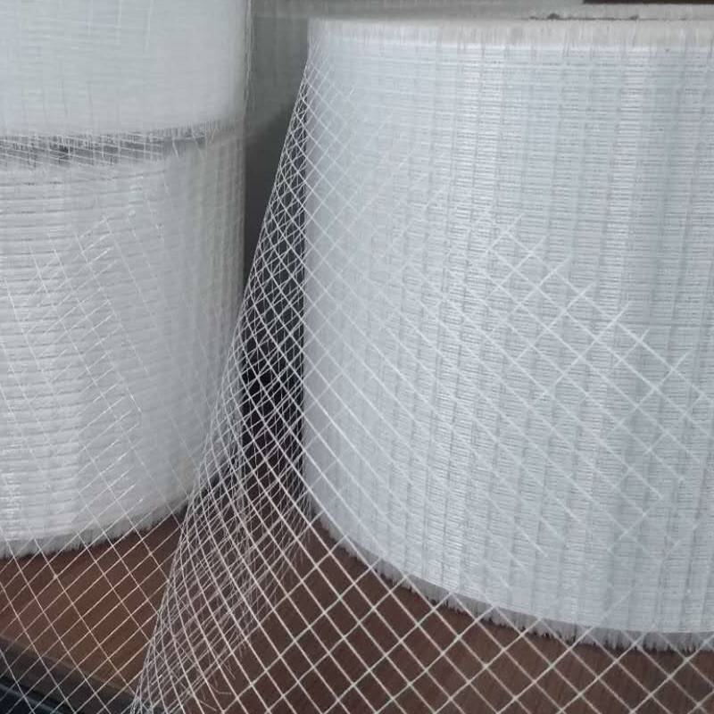 Polyester net fabric Laid Scrims for FRP pipe fabrication factory