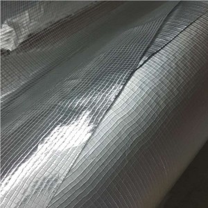 Reinforced fiberglass laid scrim aluminum foil composite 5x5mm