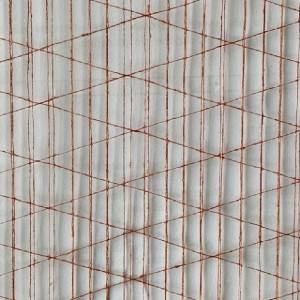 Triaxial mesh fabric ለተጠናከረ የወረቀት ከረጢት መስኮት ተዘርግቷል።