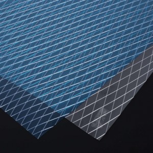 Triaxial mesh Laid Scrims for reinforced paper bag window