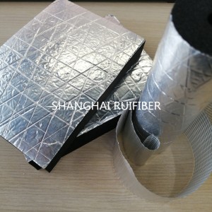 Indwangu yendwangu ye-Fiberglass I-Laid Scrims ye-aluminium foil ye-thermal insulation