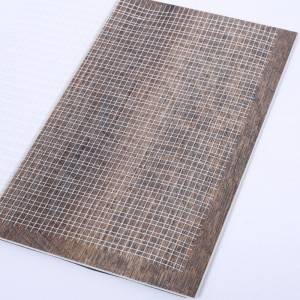 I-PVC Flooring Layer Exhumene ne-Fiberglass Scrim netting mesh fabric laminate